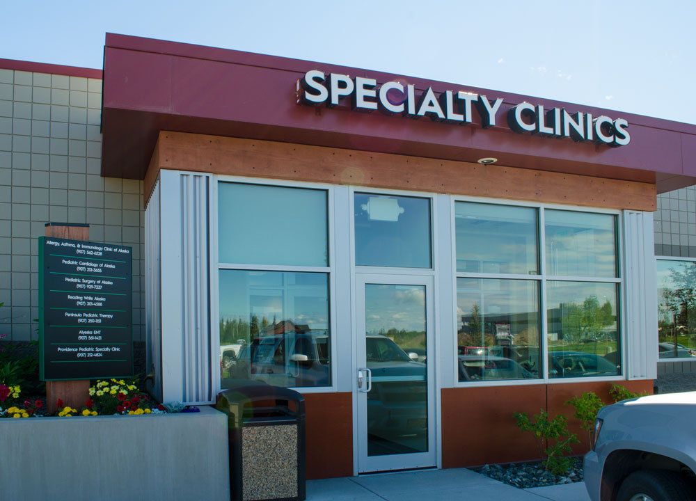 specialty clinics, ptarmigan pediatrics Wasilla Alaska,